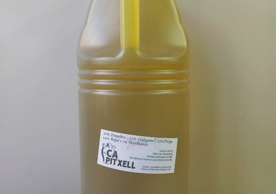 Oli d’oliva Ca Pitxell Empeltre (2L)